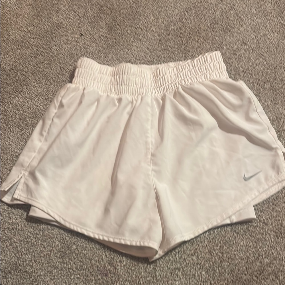 Nike Women's White Athletic Shorts